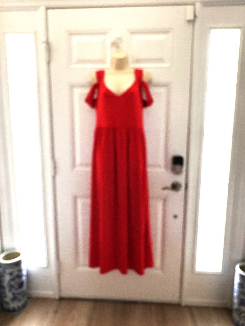 Long Red Dress